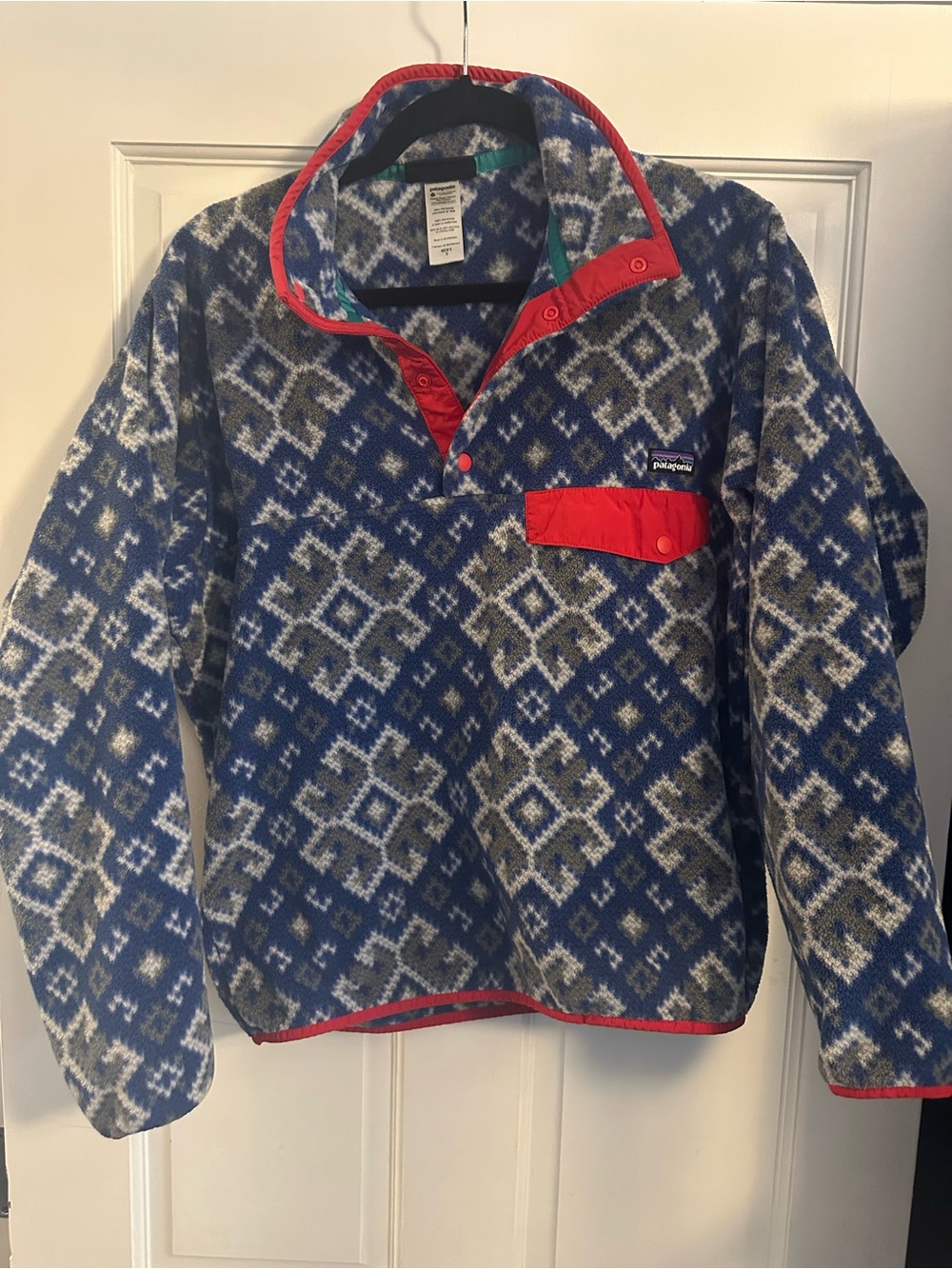 Patagonia Snap-T Synchilla Vintage Pattern!